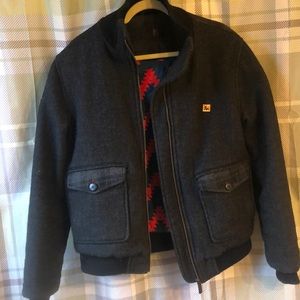 Skunkfunk Pocket Plaid Bomber Jacket